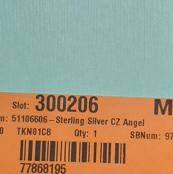 Angel Of The Night Cubic Zirconia Sterling Silver Necklace - Picture 9 of 10